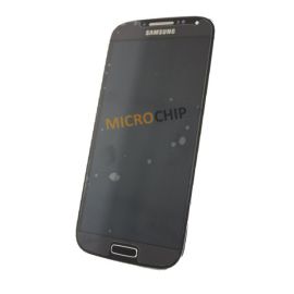 Samsung I9500 Galaxy S4 Дисплей в сборе с тачскрином и передней панелью (цвет black) Оригинал