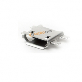 Разъем №34 Mini USB в разрез платы 5pin